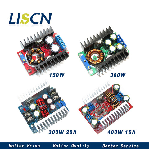 DC-DC 150W 10-32V to 12-35V/9A 300W 5-40V To 1.2-35V/300W 20A/400W 15A 8.5V-50V to 10V-60V Step-up Step Down Power Supply Module ► Photo 1/5