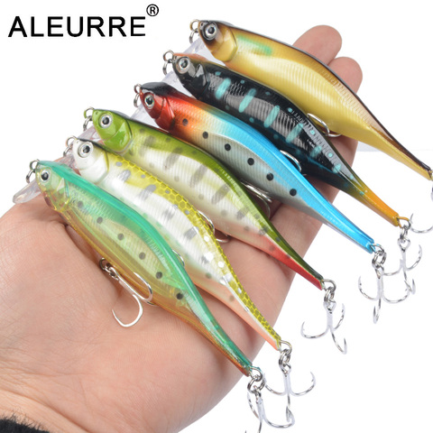 10cm/12g Quality Minnow Good Hooks Hard Bait Sinking Wobbler Crankbait Fishing Lure For Bass Trout Perch ► Photo 1/6