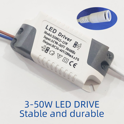 LED Driver 3W 6W 9W 12W 15W 18W 24W 25W 36W LED Power Supply Unit Lighting Transformers For LED Lights DIY Panel Lamp Driver DC ► Photo 1/6