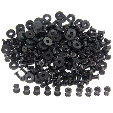 100pcs Black Cross Flat Head Chicago Screw for DIY Kydex Sheath Holster Hand Tool Parts ► Photo 1/6