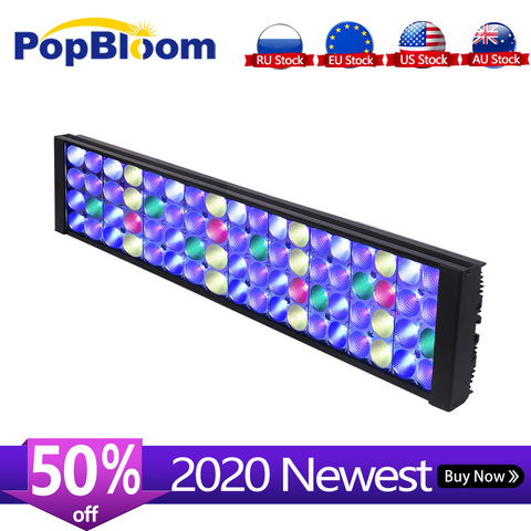 PopBloom marine aquarium lighting reef aquarium  fish tanks light led dimmable full spectrum with smart controller Turing50 ► Photo 1/6