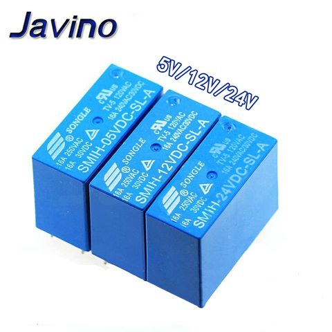 2PCS SMIH-05VDC-SL-C SMIH-12VDC-SL-C SMIH-24VDC-SL-C 05 12 24 V Relays 250V 16A 6PIN A group of normally open ► Photo 1/6