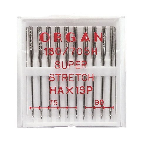 10pcs/pack Organ Needles  Domestic Sewing Machine Needles Super Stretch For Knitted Fabrics And Elastic Fabric Size 75 90 Mix ► Photo 1/3