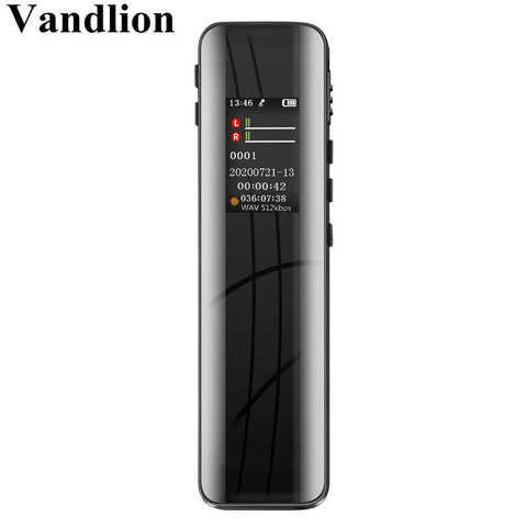 V95 Multifunction 32GB 64G Voice Recorder 1536kbps One Key Recording Long Standby Digital MIC Recording MP3 Player for Trainning ► Photo 1/6