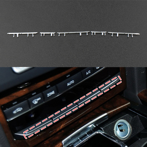 Car Interior Console Air Conditioning Buttons Decoration Trim For Mercedes Benz E Class W212 09-15 AUTO Accessories Light Matte ► Photo 1/6