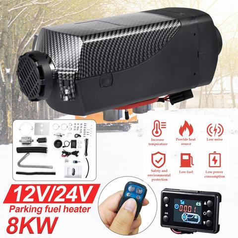 12V/24 8KW Car Diesels Air Heater + LCD Monitor Parking Heater For Car Truck Trailer Boat RV Similar For Websato Eberspacher ► Photo 1/6