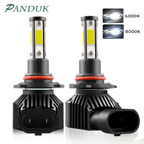 PANDUK 2pcs 360 Degree LED 14000LM H7 H11 LED Bulb H8 H9 9005 HB3 9006 HB4 Auto Car Headlight 6000K Fog Light 12V 6000K ► Photo 1/6