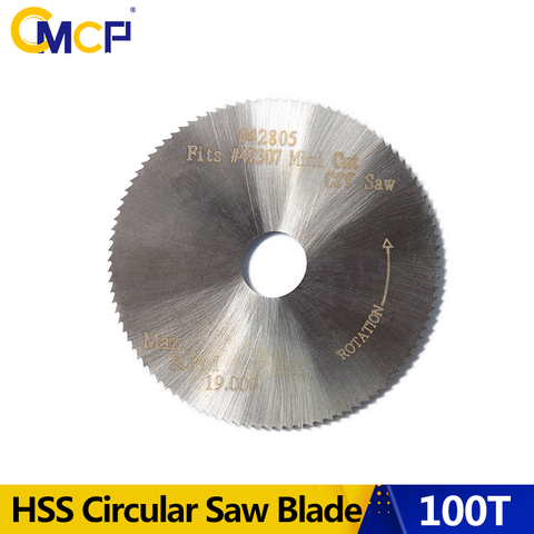 CMCP 100T HSS Circular Saw Blade 50x0.5x9.5mm Mini Cutting Blade Fit #42307 42805 Mini Cut Off Saw ► Photo 1/6