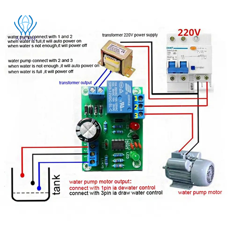Liquid Level Controller Sensor Module Water Level Detection Sensor DIY Kit DC 12V 10A ► Photo 1/6