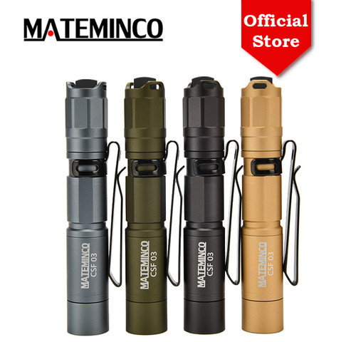 Mateminco CSF03 Mini Keychain Small Portable SST-20 378lm 10440 AAA Battery EDC Penlight Led Flashlight for Emergency ► Photo 1/6