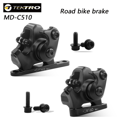 TEKTRO MD-C510 Road Bike front Rear Disc Brake Black Bicycle Mechanical Caliper Disc Brakes Cycling Aluminum Alloy Accessories ► Photo 1/6