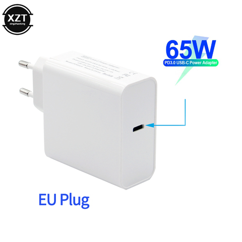 PD 65W Charger USB 3.1 Type C Charger for Apple MacBook Air iPad Pro Samsung Tablet Phone EU/US Fast Charger for Nintendo Switch ► Photo 1/6