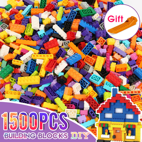 Classic Brand Building Blocks City DIY Creative Bricks Bulk Model Figures Educational Kids Toys Small Size All Available ► Photo 1/6