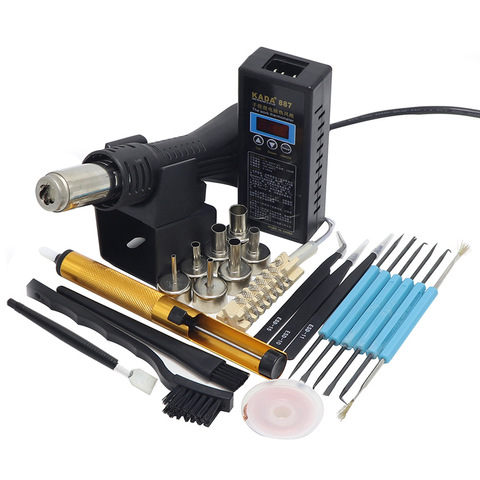 KADA 887 Heat Gun Hot Air Hair Dryer Soldering Hairdryer Gun BGA Rework Solder Station Blower Desoldering Repair Tool vs 8858 ► Photo 1/6