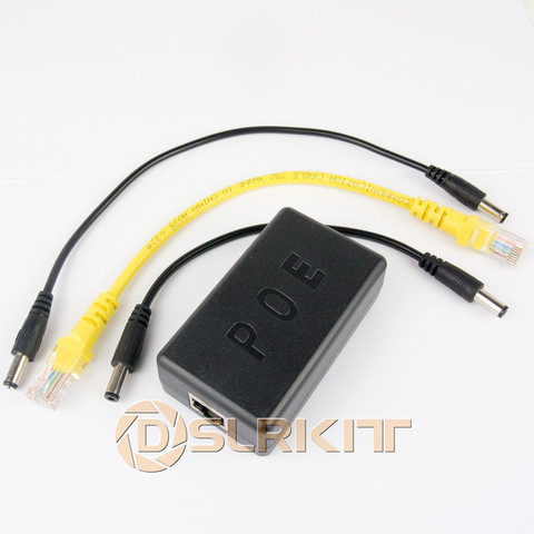 Gigabit 802.3at 24Watt Active PoE Splitter 48V to 12V 2A Power Over Ethernet ► Photo 1/6