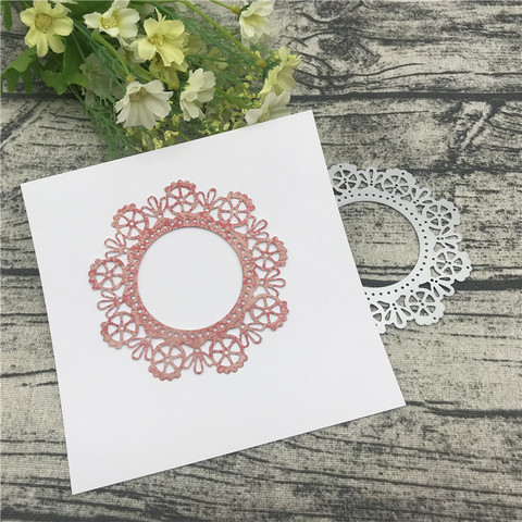 Flower lace Round garland Metal Cutting Dies Stencils For DIY Scrapbook Paper Card Decorative Craft Embossing Die Cuts ► Photo 1/4