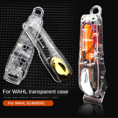 Transparent Electric Hair Clipper Cover Shop Trimmer Hairdressing Cutting Barber Barber Accessories For WAHL 8148/8591 G0313 ► Photo 1/6