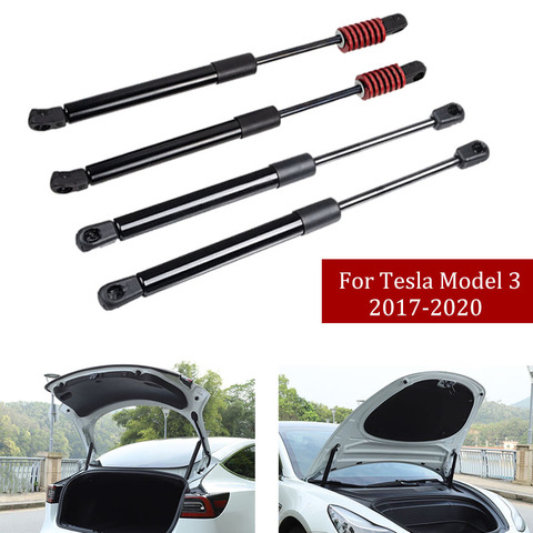Front Rear Tail Gate Tailgate Trunk Lift Struts Boot Gas Spring Shock Hydraulic Rod Holder for Tesla Model 3 2017 2022 ► Photo 1/6