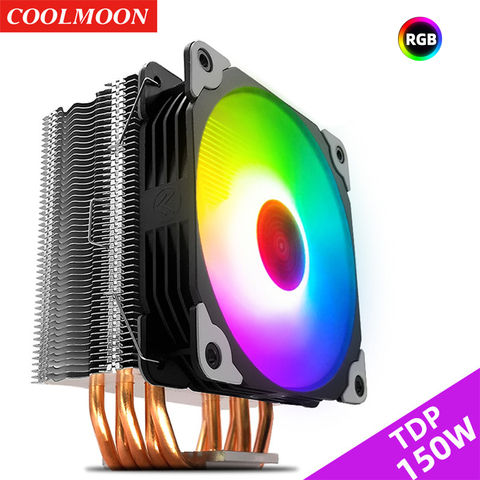 CPU Cooler Radiator Ventilador Fan For Intel LGA 775 1150 1151 1155 1156 1366 2011 AMD AM3 AM4 Socket bracket Computer Component ► Photo 1/6