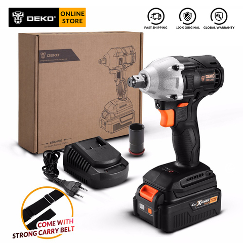 Original DEKO GBW20DU2 Brushless Electric Impact Wrench 4.0Ah 20-Volt Max Lithium-Ion Battery 2000rpm 310Nm Torque ► Photo 1/6