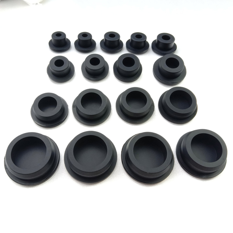 Black Silicone rubber plug with Environmental protection material for blocking any round hole 40mm45mm50mm55mm60mm65mm70mm ► Photo 1/6