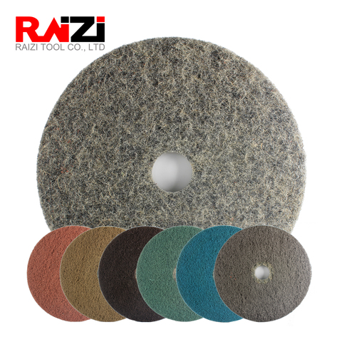 Raizi 11 Inch diamond impregnated floor polishing pads disc for concrete granite marble on floor grinding machine grinder ► Photo 1/1