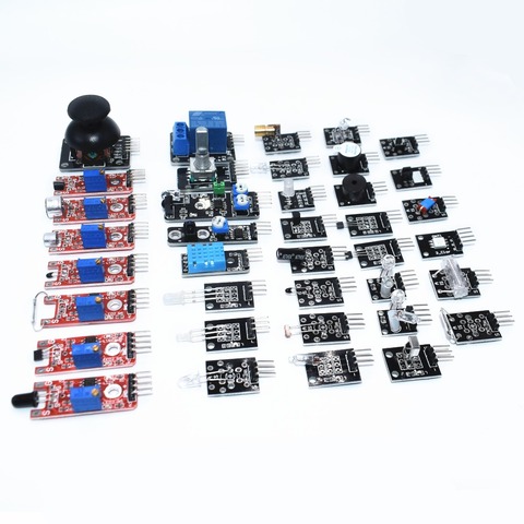 Sensor kit 37 in 1 Sensor Kit  /RRGB/joystick/photosensitive/Sound Detection/Obstacle avoidance/buzzer ► Photo 1/4