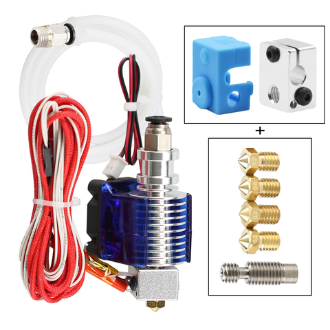 3D Printer J-head Hotend with Single Cooling Fan for 1.75mm/3.0mm 3D v6 bowden Filament Wade Extruder 0.4mm Nozzle ► Photo 1/6