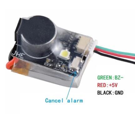 Finder JHE42B JHE42B_S JHE20B 5V Super Loud Buzzer Tracker 110dB with LED Buzzer Alarm For RC FPV Racing Drone Flight Controller ► Photo 1/6