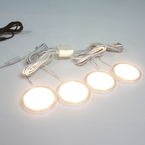 Rv Parts 4pcs 12v led lighting Round Sensor Light Kit Caravan Camper ► Photo 1/6