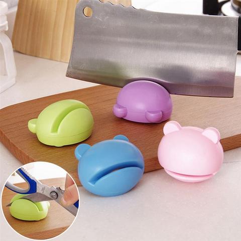 New Multifunction Cartoon Frog Shape Design Mini Knife Sharpener Kitchen Tools Grindstone Scissors Kitchen Gadgets Kitchen Tools ► Photo 1/6