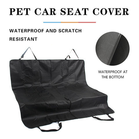 Dog Car Seat Cover Foldable Waterproof Pet Car Mat Hammock For Small Medium Large Dogs Travel Car Rear Back Seat Safety Cushion ► Photo 1/6