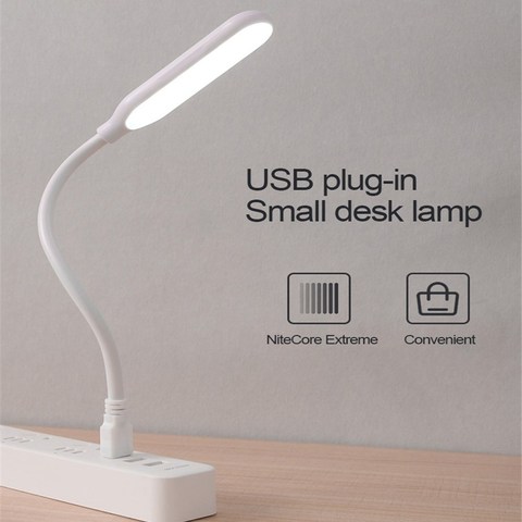 Portable USB Dimmable LED Mini Book Light Reading Light Table Lamp Flexible USB Lamp for Power Bank Laptop Notebook PC Computer ► Photo 1/6