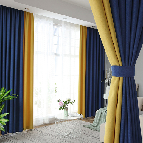 Modern luxury High End Curtains 10 Years Warranty Bedroom Living Room Balcony Window Screen Curtains Villa Decoration ► Photo 1/6