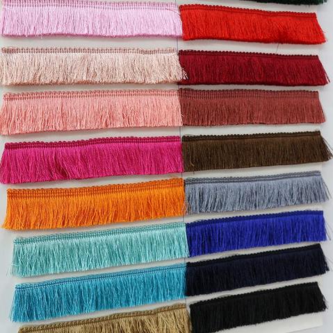 5 yards/lot Cheap Thicken Tassel Trims 2.8cm Wide Polyester Curtain/Pillow Trim Earring/Bag Decorative Lace Fringe Sewing X093 ► Photo 1/6