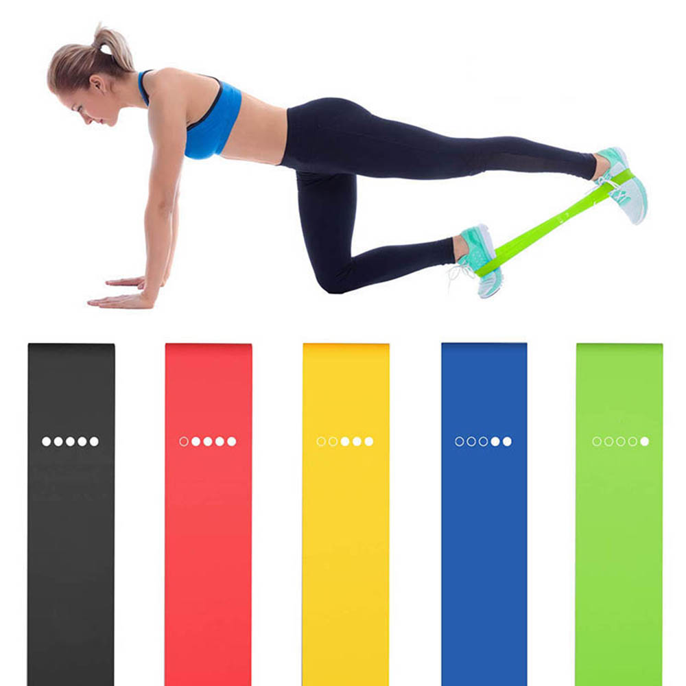 Workout Strength Rubber loops Resistance Bands Yoga Belt Fitness Gym Equipment 