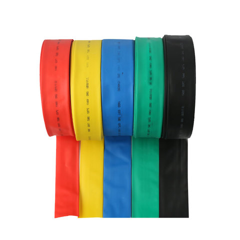 (1Meter/lot) 70MM Inner Diameter Black Heat Shrinkable Tube / Heat Shrink Tubing Color : Black Red Blue Green Yellow ► Photo 1/1