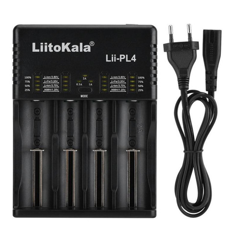 NEW LiitoKala lii-PL4 1.2V 3.7V 3.2V 3.85V A/AAA 18650 18350 26650 10440 14500 16340 NiMH battery smart charger ► Photo 1/1