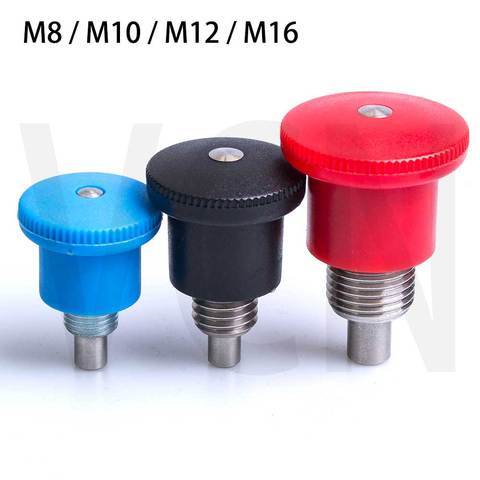 GN822 Indexing plunger/ spring dowel /locking spring screw/mini type, M8 M10 M12 M16/ Plated OR stainless steel /IN STOCK ► Photo 1/6