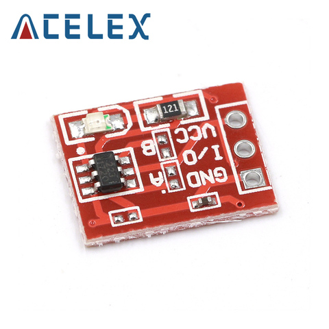 NEW TTP223 Touch button Module Capacitor type Single Channel Self Locking Touch switch sensor For Arduino ► Photo 1/6
