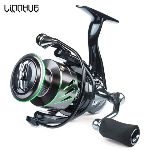 LINNHUE 2022 Summer Fishing Reel JK 3000 4000 Spinning Reel Max Drag 8kg Gear Ratio 5.2:1 Real 5BBS Reel Fishing Saltwater Reel ► Photo 1/6