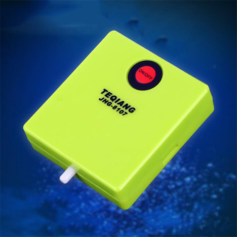 Ultra Silent Aquarium Air Pump Single Outlet Dry Cell Battery Operated Fish Tank Oxygen Pump Air Compressor 1 Pcs ► Photo 1/5