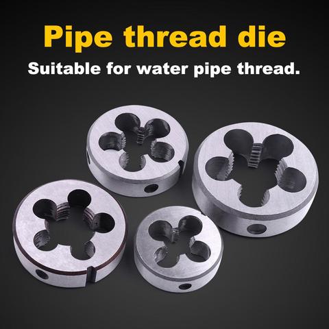 1PC G1/2 G1/4 G1/8 G3/8'' HSS Round Threading Die Standard Pipe Right Thread Die For Water Pipe Thread for Metal Mold Machining ► Photo 1/4