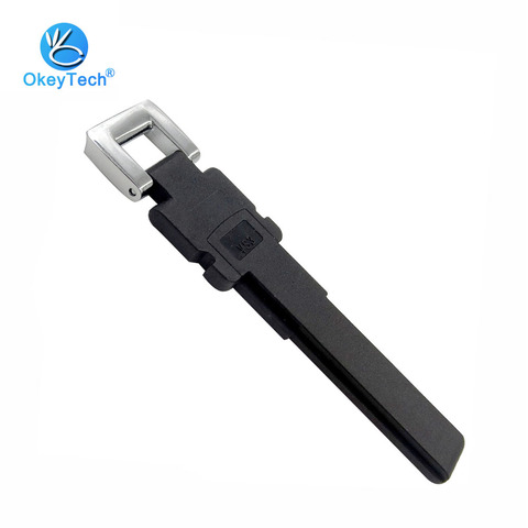 OkeyTech 1 Piece Black Uncut Blank Insert Smart Card Remote Small Emergency Key Blade For VW Volkswage Passat B6 B7 CC Magotan ► Photo 1/6