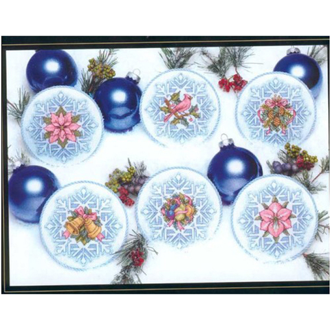 Gold Collection Lovely Counted Cross Stitch Kit Snowflake Elegance Ornament Christmas Holiday Ornaments DIM 8685 ► Photo 1/4