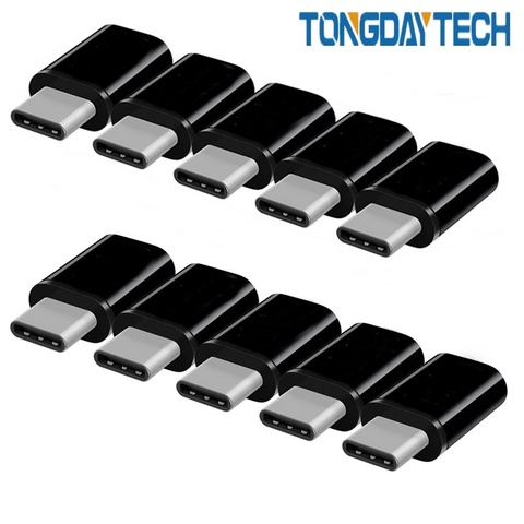 Tongdaytech USB C Adapter Micro Female to Type C Male Adapter OTG Adapter  USB C Converter For One plus 6 5 Xiaomi mi 8 Huawei ► Photo 1/6