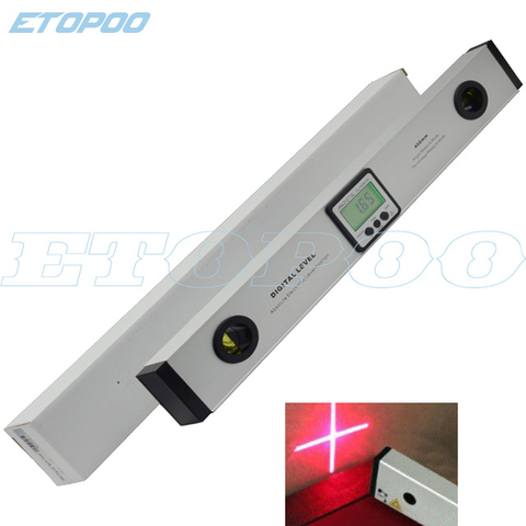 Spirit Level 600mm 400mm Digital Laser Level Ruler Angle Gauge Finder Horizontal Vertical Cross Line Laser Leveler ► Photo 1/6