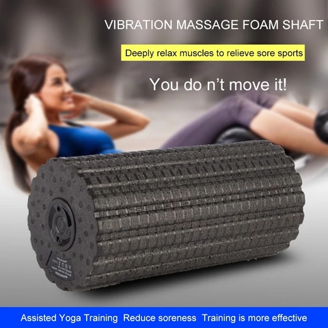 Electric Vibration Massage Foam Roller Yoga Column Rechargeable Backrest Leg Adjustment Massager Gym Workout Electric Yoga Block ► Photo 1/6