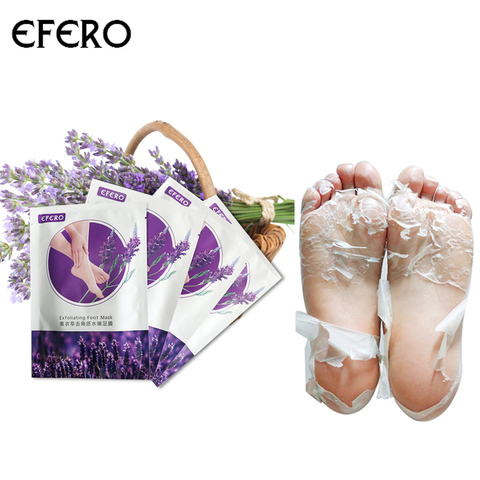 1 pairs of Exfoliating Foot Mask Pedicure Socks Exfoliation for Foot Mask Remove Dead Skin Heels Peel Feet Leg Mask TSLM1 ► Photo 1/6