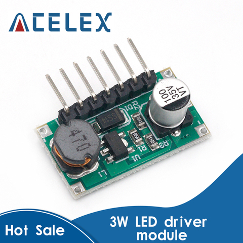 3W DC IN 7-30V OUT 700mA LED Lamp Driver Support PMW Dimmer DC-DC 7.0-30V to 1.2-28V Step Down Buck Converter Module ► Photo 1/6